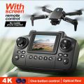 RC Drone 4K HD Dual Camera LED Lighting WIFI FPV Air Pressure Altitude Hold Mode Foldable Quadcopter. 