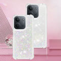 Luxury Bling Glitter Liquid Quicksand Phone Case For Xiaomi Redmi 15C 15 C Shockproof Anti Fall Girls Cute Clear Protect Cover.