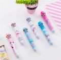 HOTTEST SALE 10 in 1 cute ball pen ten colour pen /doorgift/free gift Pencil Penulis Color Pen. 