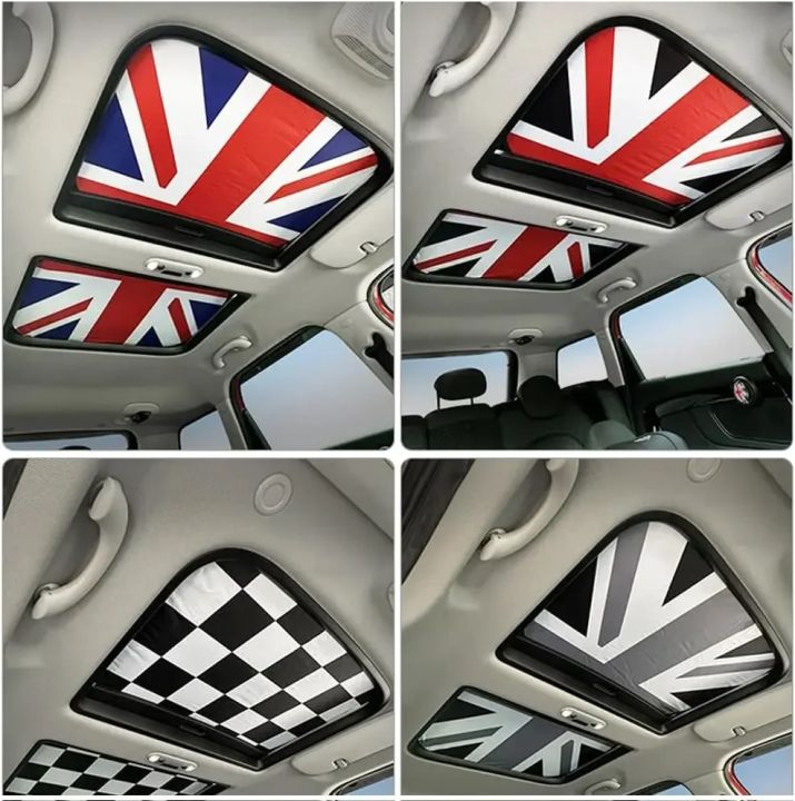 2pcs Sunroof Sunshade Heat Isolate For Mini Cooper R60 R61 R50 R52 R53 R60 R55 R57 R58 R59 F54 F55 F56 F57 F60 Clubman Sunshade