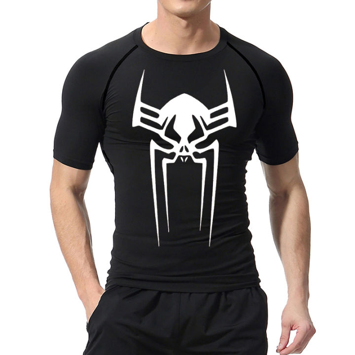 Spider%20Print%20Gym%20Workout%20Rash%20Guard%20for%20Men%20Athletic%20Quick%20Dry%20Stretchy%20Compression%20Shirts%20Undershirts%20Baselayers%20Tshirts%20Tops%20-%20Image%205