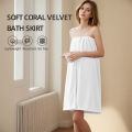 1/2Pcs Bath Wrap & Hair Towel Wrap Set - Microfiber Quick Dry Absorbent, Soft Bath Skirt & Hair Turban for Women Home Shower Spa.