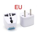 1PC Universal US UK AU To EU Plug USA To Euro Europe Travel Wall AC Power Charger Outlet Adapter Converter 2 Round Pin Socket.