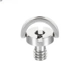 5PCS/ 1Set Portable Metal 1/4 Camera Screw for Quick Release Plate 1/4inch Folding C-ring Adapter Tripod Monopod Camera Plate.