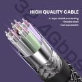 NIERBO DisplayPort Cable 8K DP 1.4Cable 8K@60Hz 4K@144Hz Braided High Speed Display Port Cable Compatible with TV Monitor Laptop.