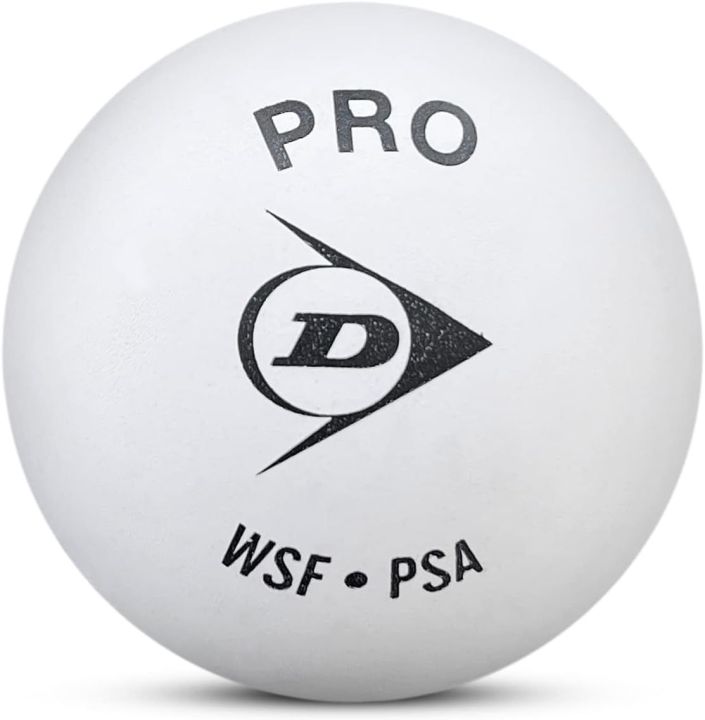 Dunlop%20White%20Pro%20Squash%20Ball%20-%20Image%202