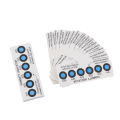 50Pcs Testing 10%-60% Humidity In Closed Containers Test Paper Card Blue Six-point Humidity Indicator Card. 