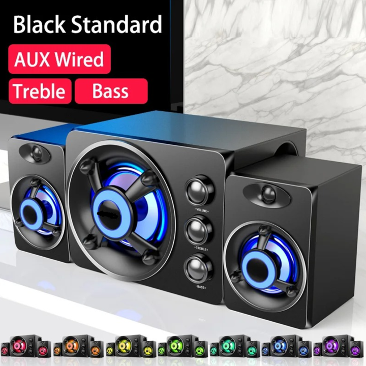 HIFI%203D%20Stereo%20Speakers%20Colorful%20LED%20Heavy%20Light%20AUX%20USB%20Wired%20Wireless%20Bluetooth%20Audio%20Home%20Theater%20Surround%20Sound%20Bar%20TV%20-%20Image%207