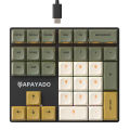 K33 Wired Mechanical Numeric Keypad With Multi-color Lights Suitable for Finance, Business, 33-Key Laptop Numeric Keyboard.