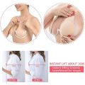 Women Push Up Bras Self Adhesive Silicone Strapless Invisible Bra Reusable Sticky Breast Lift Tape Rabbit Nipple Cover Bra Pads. 