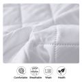 Waterproof Throw Mattress Cover Bed Fitted Sheet Mattress Protector Single/Double/140/160 Muti Size  Gray/White. 