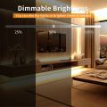 Tuya Smart WiFi COB LED Strip Light 320leds/M 12V Warm White Wardrobe Cabinet Lighting Room Decor  for Alexa  Assistant lightify. 