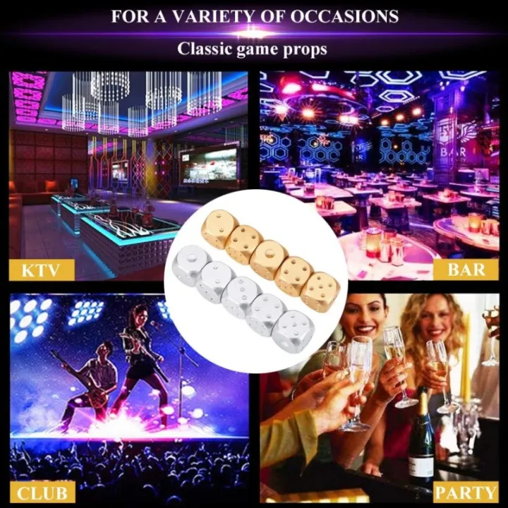 5pcs%20Precision%20Aluminum%20Alloy%20Dice%20with%20Box%20Dominoes%20Game%20Camping%20Poker%20KTV%20Bar%20Party%20Props%20Dices%20Set%20Solid%20Metal%20Silver%20Gold%20-%20Image%207