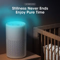 Portable Air Purifier Household Air Cleaner Mini Desktop Air Purifier With HEPA Filter Air Freshener Air Cleaner For Home Office.