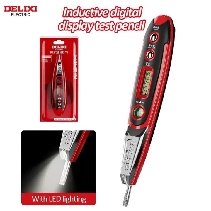 DELIXI%20ELECTRIC%20Test%20Pen%20Intelligent%20Induction%20Digital%20Display%20Test%20Pen%20Voltage%20Detection%20On-off%20Zero%20Fire%20Line%2012-220V%20-%20Image%202