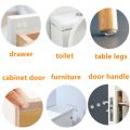 100pcs Self Adhesive Silicone Furniture Pads Tables Door Stopper Cabinet Bumpers Rubber Damper Buffer Cushion Protective Pad. 