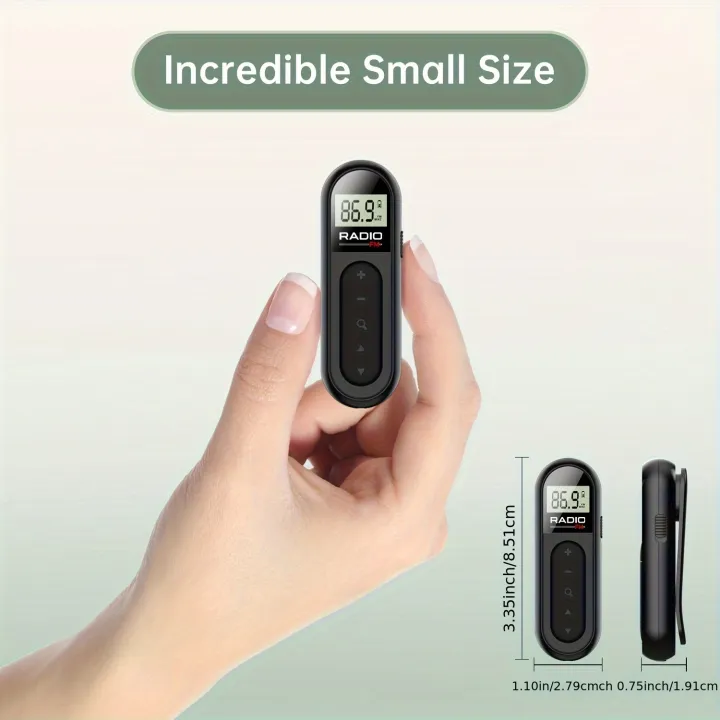 %5BMini%20Portable%20FM%20Radio%5D%20Rechargeable%20Mini%20Portable%20FM%20Radio%20with%20Clip%20-%20Suitable%20for%20Meetings,%20Tours-%20Comes%20with%20Earphones%20-%20Image%204