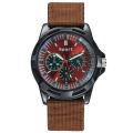 Fabric Canvas Strap Casual Cool Round Dial Wrist Watch for men - Watch For Men - Watch - Watch For Men - Watch - ঘড়ি.