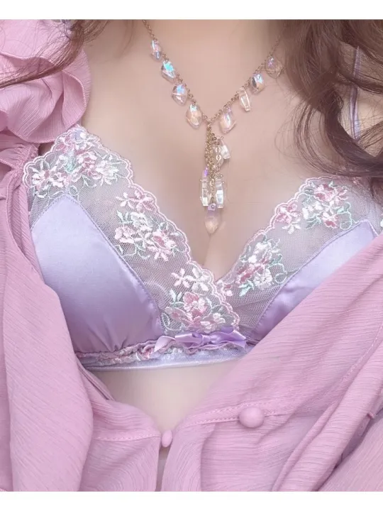 MOYISU%20Sweet%20Soft%20Milk%20French%20Pure%20Desire%20Girl%20Bra%20Set%20Triangle%20Cup%20No%20Underwire%20Underwear%20Small%20Breasts%20-%20Image%206