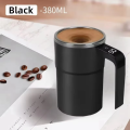 380ML Mini Electric Coffee Self Mixing Mug IP67 Waterproof Food Safe Coffee Mug USB Rechargeable Automatic Magnetic Cup For Tea. 