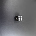 10 Pcs/set 14mm/0.63inch Acrylic Six Sided Standard Dice For Table Games, Party, Club Board Game. 