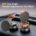 Upgraded 360° Vacuum Magnetic Car Phone Holder Ultra Strong Suction Magnetic Force Foldable Retractable Mount for Car/Dashboard.