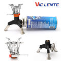 Portable All in One Camping Stove with Converter Compact Lightweight Outdoor Cooking Gear for Hiking Backpacking. 