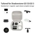 For Insta360Go3/Go3S Storage Bag Protective Case EVA Material Anti-Seismic and Pressure-Resistant Thumb Camera Accessories. 