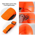 PVC Swimming Buoy Bag Inflatable Ladybug Float Bag Floating Double AirBag with Waist Belt High Visibility Water Sport Safety Bag.