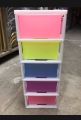 multipurpose colourful drawers (5step) size 7"10"18" / Pure quality plastic/ kids baby toys storage drawers. 