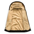 Men's Heavyweight Sherpa Fleece Lined Jackets Coats Windproof Zip Up Hoodie Winter Warm Hooded Sweatshirt Outerwear Outfits Tops. 