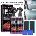 3 In 1 Car Ceramic Coating Spray 100ml High Protection Waxing Polishing Tool Fast Coat Polish Sealer Spray Wax Polishing Coating. 