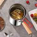 2 in 1 deep frying pot for Kitchenware - Deep Fryer, Portable Stock Pot | Multipurpose Cooking Pot, Multifunctional Frying Pan with Strainer Basket, Deep Fryer Set, Drip Drainer.