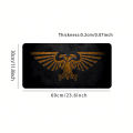 Comfort Gaming Mouse Pad Durable Desk Mat Cloth Surface Natural  Base for Gaming PC Laptop Keyboard Desk Setup Daily Compu. 