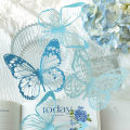 JIANQI 6 Pcs Hollow Butterfly Lace Material Paper INS Romance Butterfly Lace Collage Creative Handbook DIY Decorative Material.