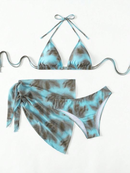 Women's%203%20Piece%20Gradient%20Tie%20Dye%20Bathing%20Suit%20Lace%20Up%20High%20Cut%20Bikini%20with%20Beach%20Skirt%20-%20Image%202
