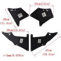 Front Fender Splash Guards Mud Flaps Leather Liners for Toyota Land Cruiser Prado 2003-2017 and 4 Runner 2003-2017.
