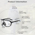 SCVCN Men Women Sport Cycling Glasses Outdoor Photochromic Sunglasses Road Bicycle Eyewear Mtb Driving Bike UV400 Goggles 2Packs. 