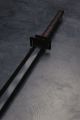 All black katana sword for home decor. 