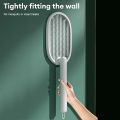 Electronic Fly Swatter, 2 in 1 3000 V Electric Mosquito Fly Catcher with Charging Base, USB Rechargeable Mosquito Bug Zapper Racket for Mosquitoes, Flies, Bees, Moths. 