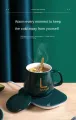 Ceramic Warm Mug USB Cable With Gold Spoon Gift Box. 