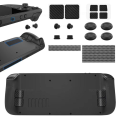 For Steam Deck Host Protective Kit Trackpad Button Sticker Dustproof Dust Plug Rocker Silicone Caps for Steam Deck Accessories.