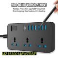 Smart Extension Board has 3 Power Sockets Plus 6 USB Smart Ports For Mobile Charging.. 
