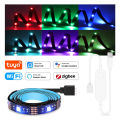 Tuya Wifi USB Led Strip Light RGB Zigbee Led Strips Tape Smart TV Backlight Works With Alexa ,  Home, Zigbee Gateway lightify. 