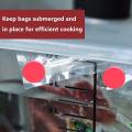 Sous Vide Magnets Weight Accessories Food Grade Silicone Submerged 304Stainless Steel Inside Reduce Food Risk Keep Stop Floating.
