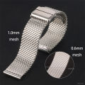 Milanese Mesh Watchband for Stainless Steel Bracelet for DW Folding Buckle Belt 18 20mm 22 24mm Universal Strap for .