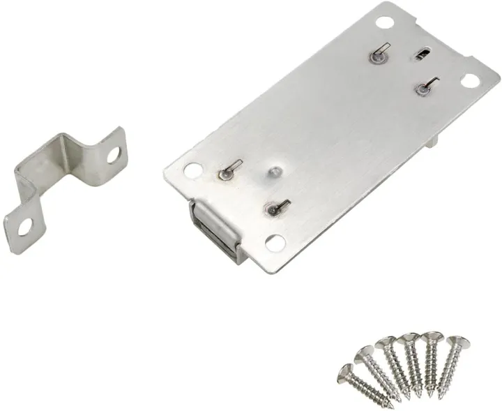 3%20inch%20Stainless%20Steel%20Spring%20Loaded%20Automatic%20Door%20Latch%20,2%20Pack%203%20Inch%20Door%20Latch%20Sliding%20Lock,Bar%20rel%20Bolt%20With%20Button,Suitable%20for%20Home,Hotel%20and%20Most%20Room%20Doors%20(Silver)%20-%20Image%206