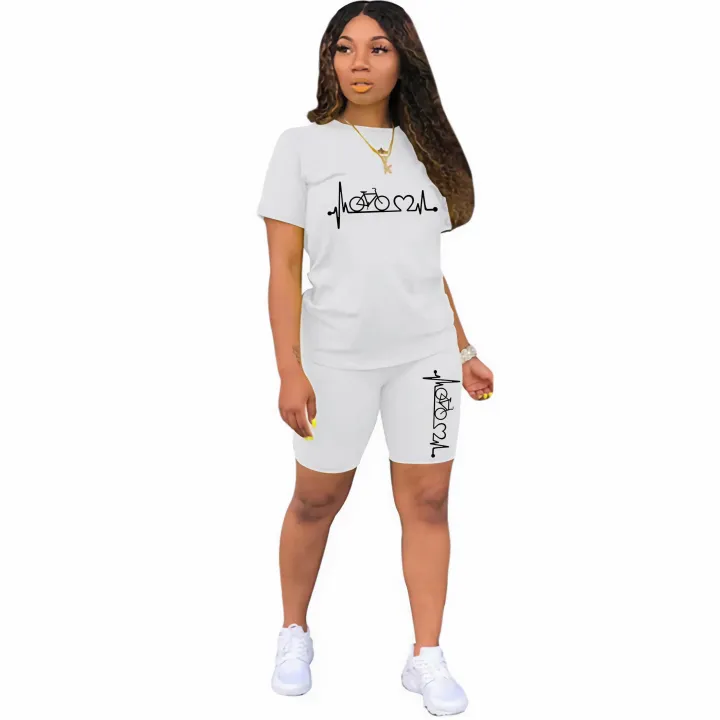 Womens%20Outfits%20Casual%20Vacation%20Short%20Sets%20Sport%20Jogging%20T-shirt+shorts%202%20Piece%20Set%20Clothing%20Fashion%202024%20Hot%20sales%20Summer%20Suit%20-%20Image%203