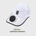 Breathable Sun Hat with Solar Fan, Sun Protection Baseball Cap with USB Charging Fan, Outdoor Sun Hat.