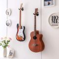 Guitar Hanger Wall Mount, Black Walnut Wood Guitar Hanger Mount, Guitar Holder Hook for Acoustic Electric Guitar Bass Ukulele. 